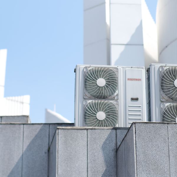 Commercial rooftop air conditioning plant in the City of Stirling